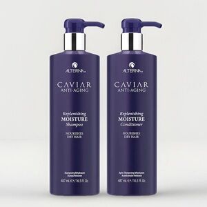Alterna CAVIAR Anti-Aging Replenishing Moisture Shampoo & Conditioner 16.5 Oz
